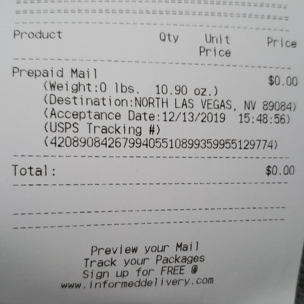 Tracking for patricia nash wallet